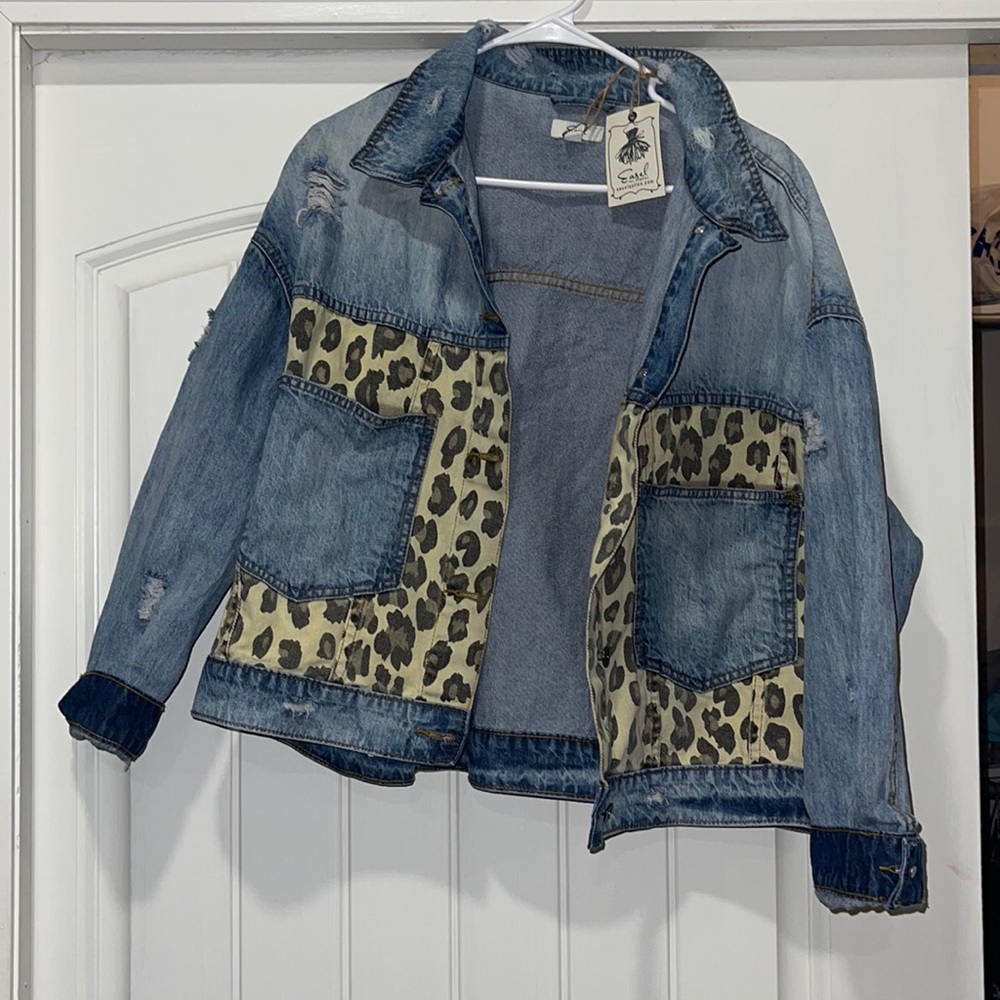 Easel Blue Jean Jacket